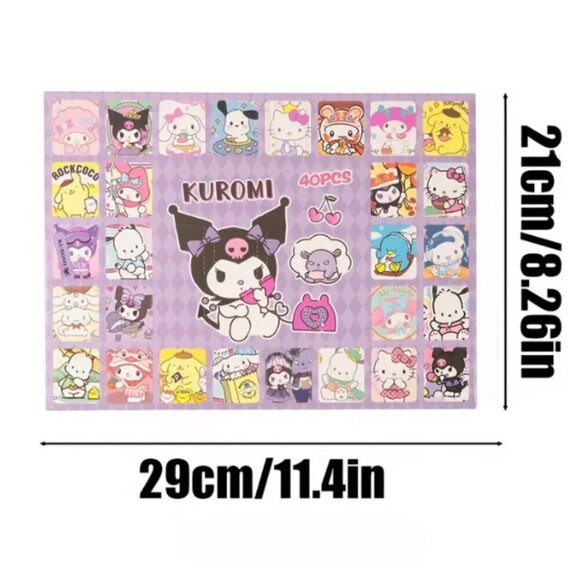 Kuromi 40 Piece Mystery Collectible Charms Box Sanrio NWT - Picture 3 of 3